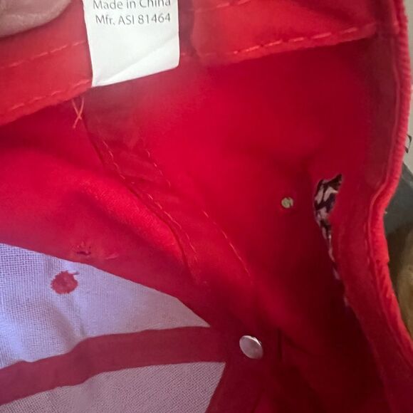 Honda Pioneer Side By Side Red Adjustable Baseball Ball Cap Hat. - Picture 4 of 7